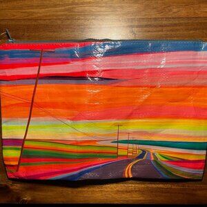 Blue Q Sunset Highway Zippered Pouch_NEW!